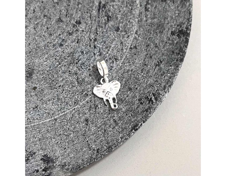 Berloque Elefante Prata 925 - 3512 - MEDALS STORE