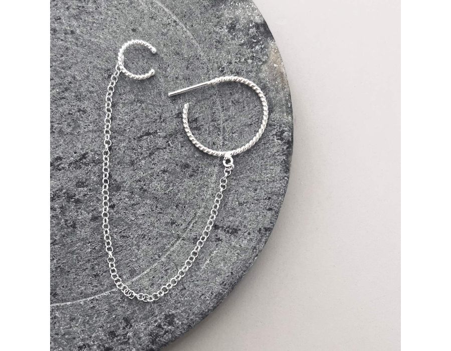 Piercing Argola Com Fake Prata 925 - 2703 - MEDALS STORE
