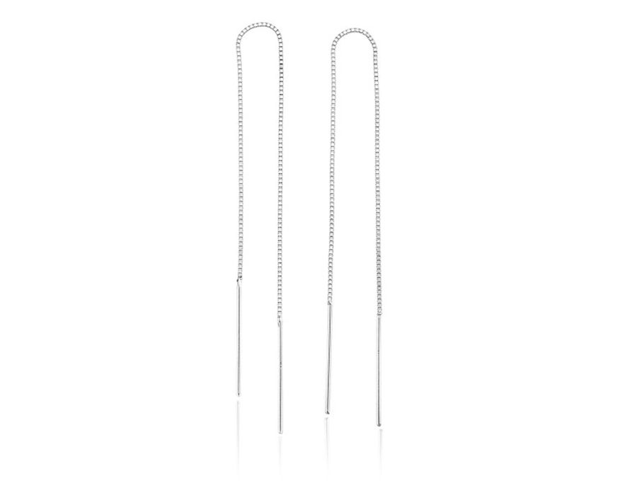 Brinco Costura Prata 925 - 5032 - MEDALS STORE