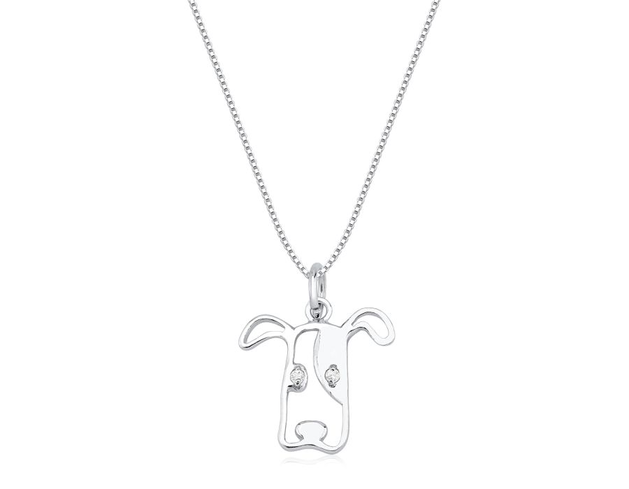 Colar Cachorro Prata 925 - 3960 - MEDALS STORE