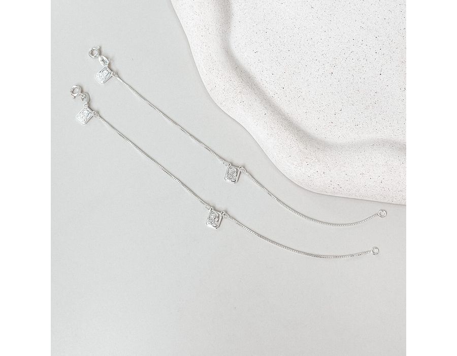 Pulseira Escapulário Prata 925 - 8649 - MEDALS