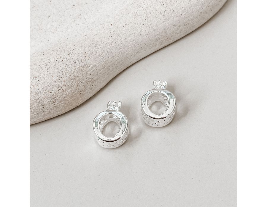 separador coroa com pedras em zircônia - 8659 - MEDALS