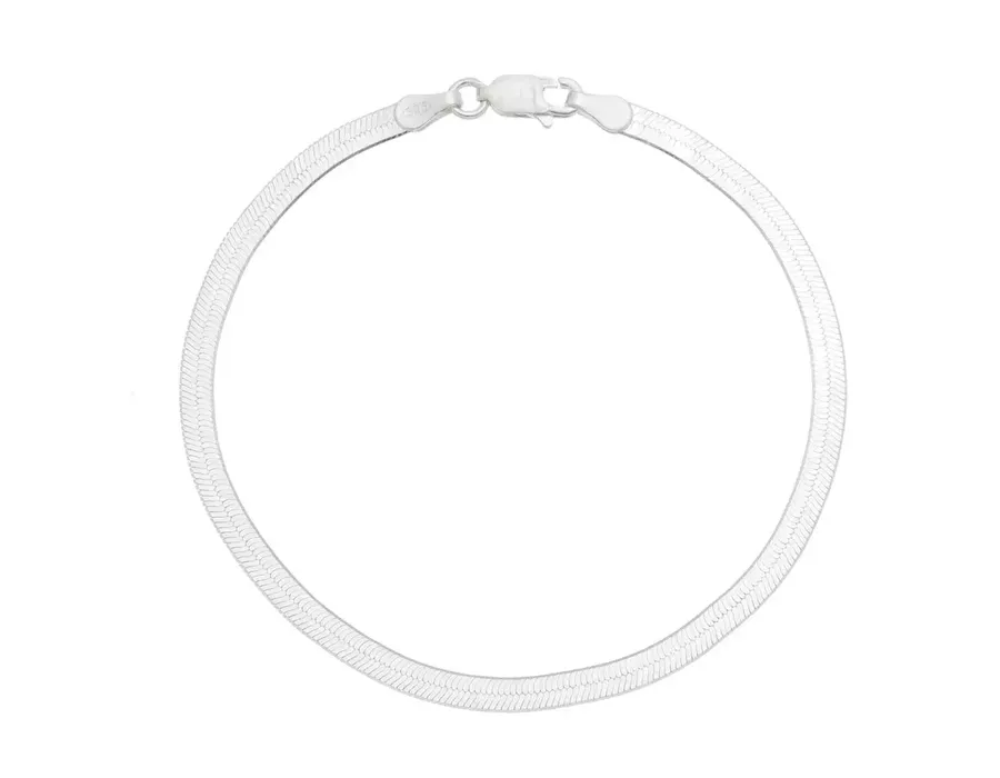 Pulseira Fita Prata 925 - 3873 - MEDALS STORE