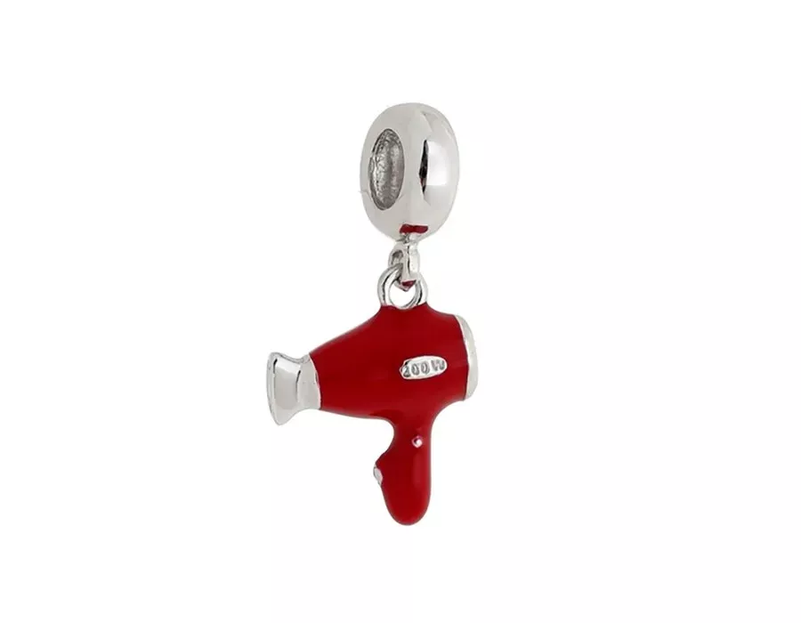 Berloque Secador Prata 925 - 2434 - M S ACESSORIOS