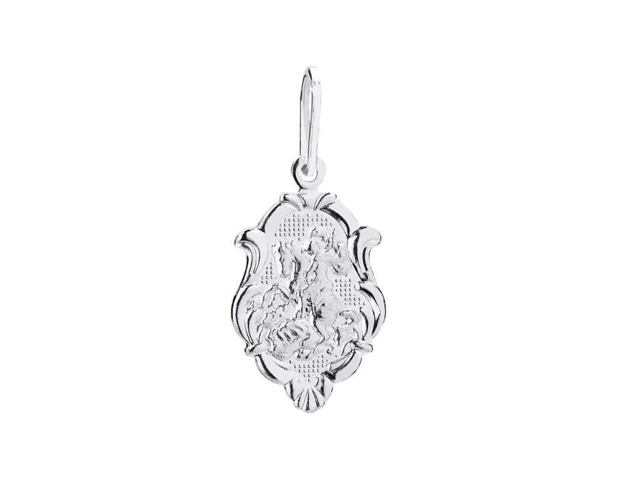 Pingente São Jorge Prata 925 - 6170 - MEDALS STORE