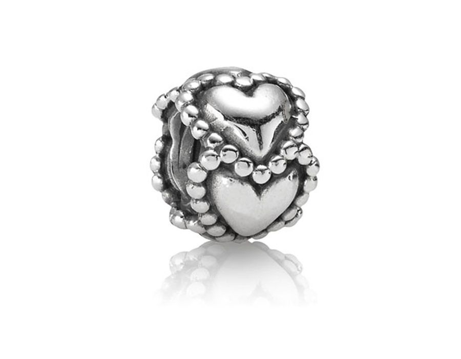 Berloque Separador Coração Estilo Pandora Prata 92... - MEDALS STORE