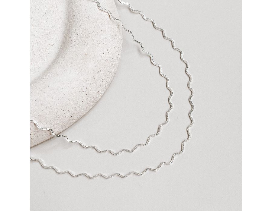 Choker Ondas Prata 925 - 8805 - MEDALS