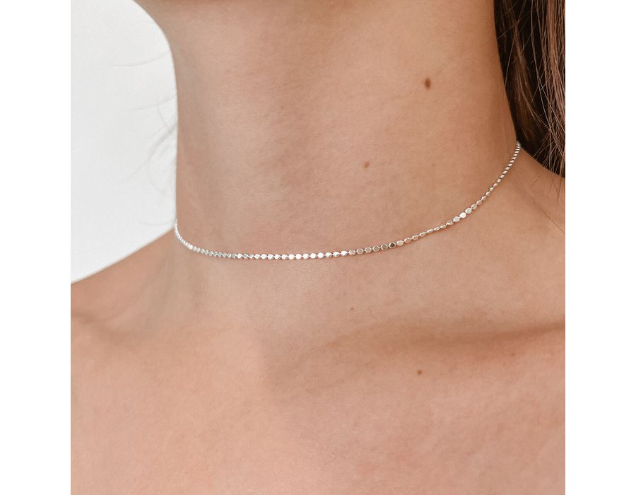 Choker Isa Prata 925 - 8826 - MEDALS