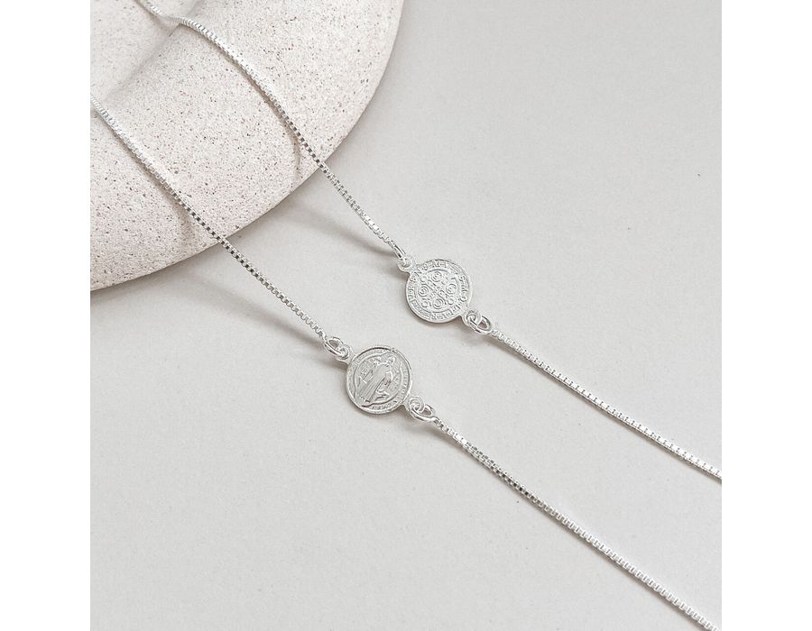 Pulseira São Bento Prata 925 - 8903 - MEDALS
