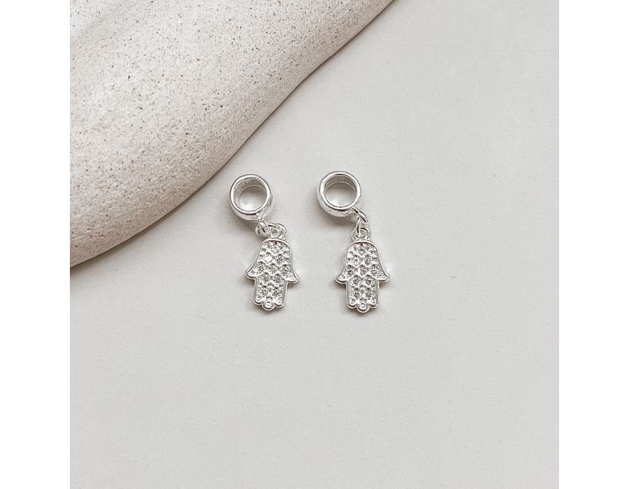 Berloque Mão De Fatima Prata 925 - 8929 - MEDALS