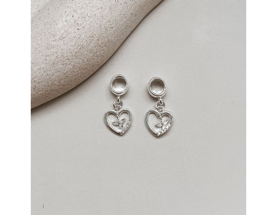 Berloque Coração Prata 925 - 8931 - MEDALS