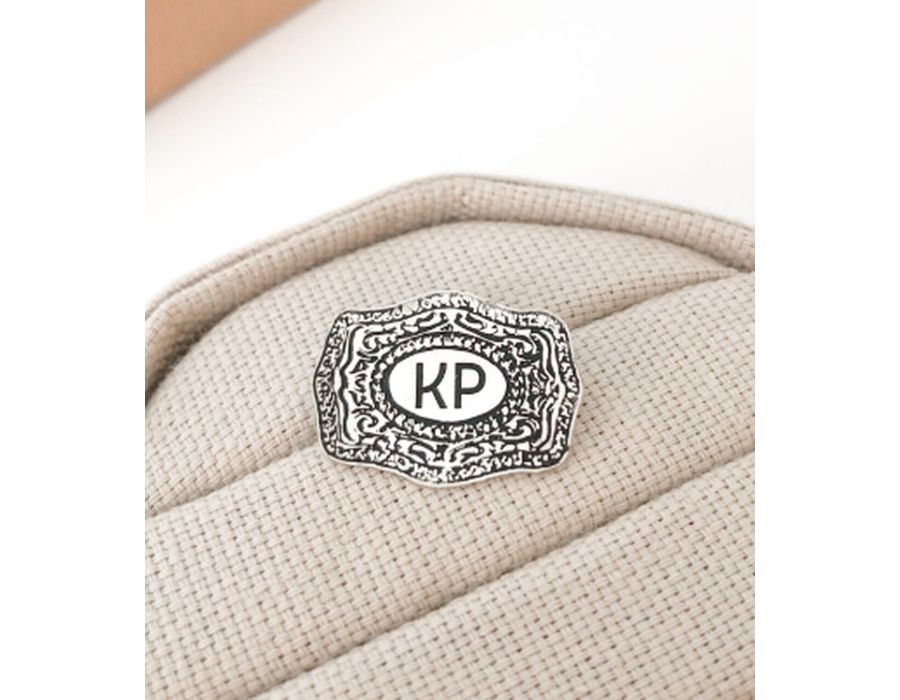 Pingente Fivela Personalizado Prata 925 - 6015 - MEDALS STORE