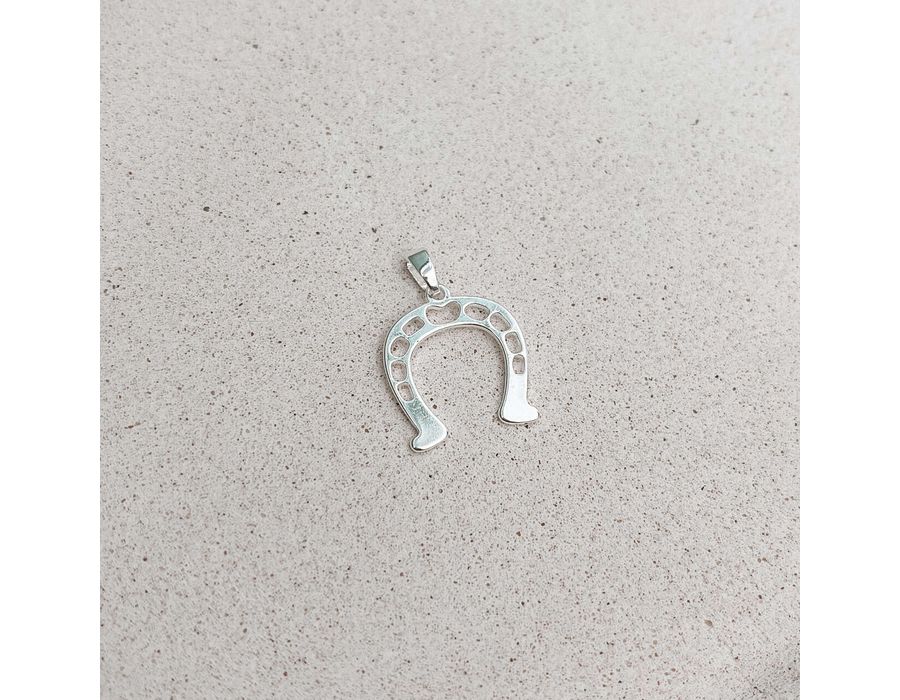 Pingente Ferradura Prata 925 - 8298 - MEDALS