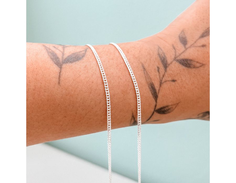 Pulseira Grume Dupla Prata 925 - 8172 - MEDALS