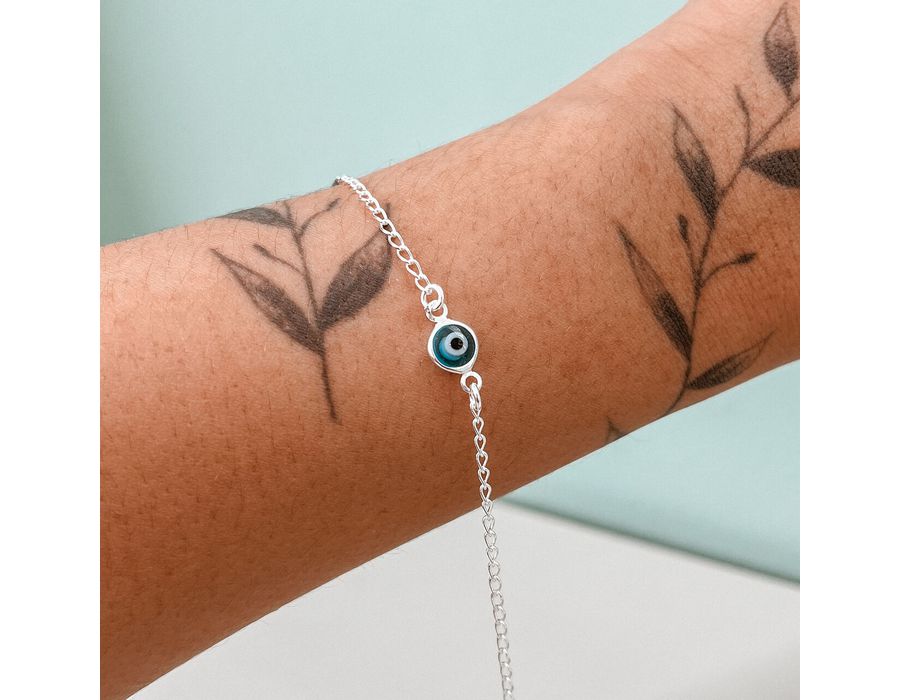Pulseira Olho Grego Azul Kia 925 - 8174 - MEDALS