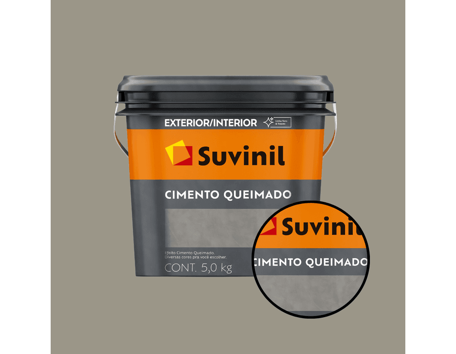 Cimento Queimado 5KG Suvinil Dia De Chuva VIVA COR TINTAS