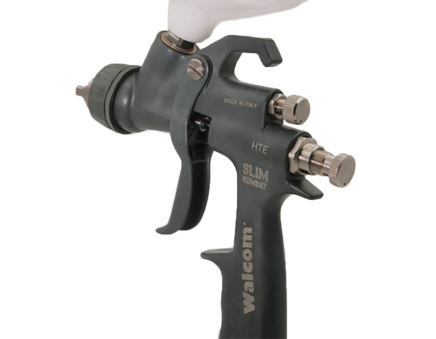 Pistola de pintura Walcom Slim Kombat HTE Bico 1.3 mm feita em Kevlar ...