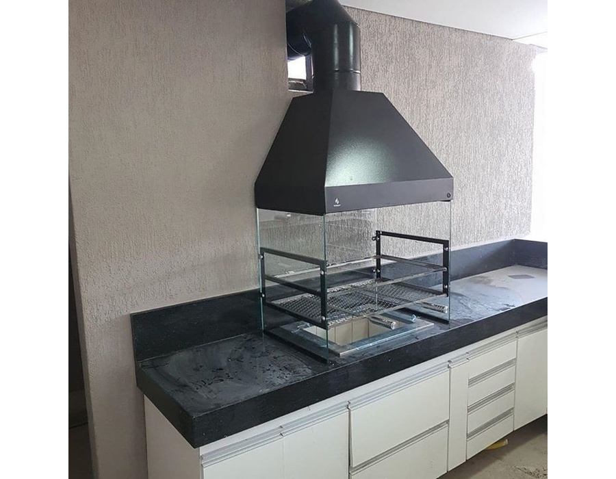 Kit Vidro CookTop Black Refracon Itapiscinas