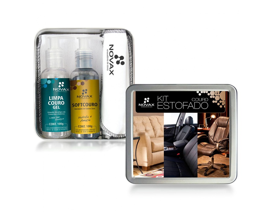 KIT ESTOFADOS DE COURO E SINTÉTICO EM GERAL LATA PADRÃO LOJANOVAX
