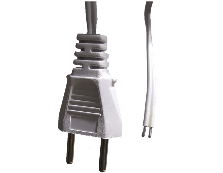 Plug Tomada com fio 1,5m Branco MOBILINI