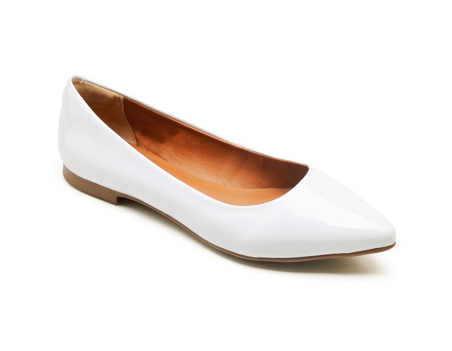 Sapatilha Bico Fino Branca