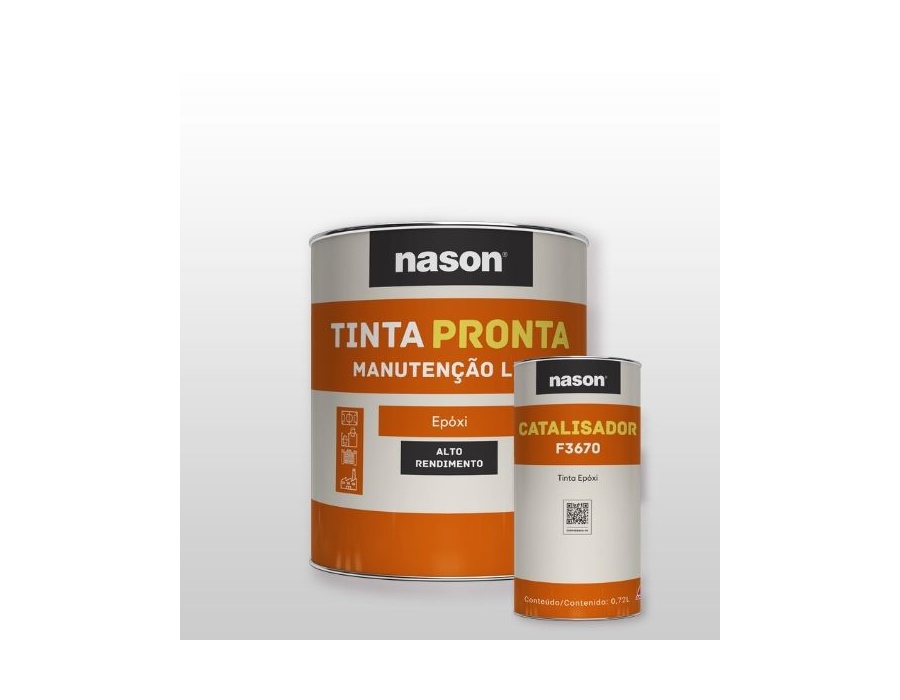 NASON KIT EPOXI CINZA N5 A+B 3,6L TINTAS PALMARES