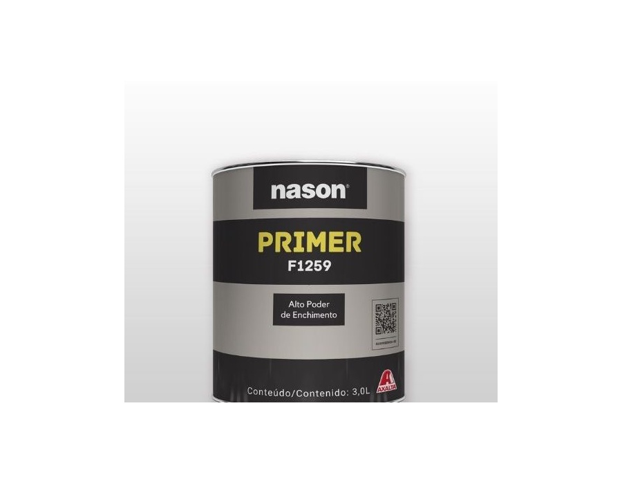 NASON F1259 PRIMER PU CINZA 3L TINTAS PALMARES