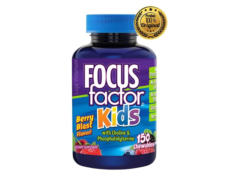 FOCUS FACTOR KIDS SUPLEMENTO IMPORTADO PARA MEMÓRIA E CONCENTRAÇÃO DAS ...