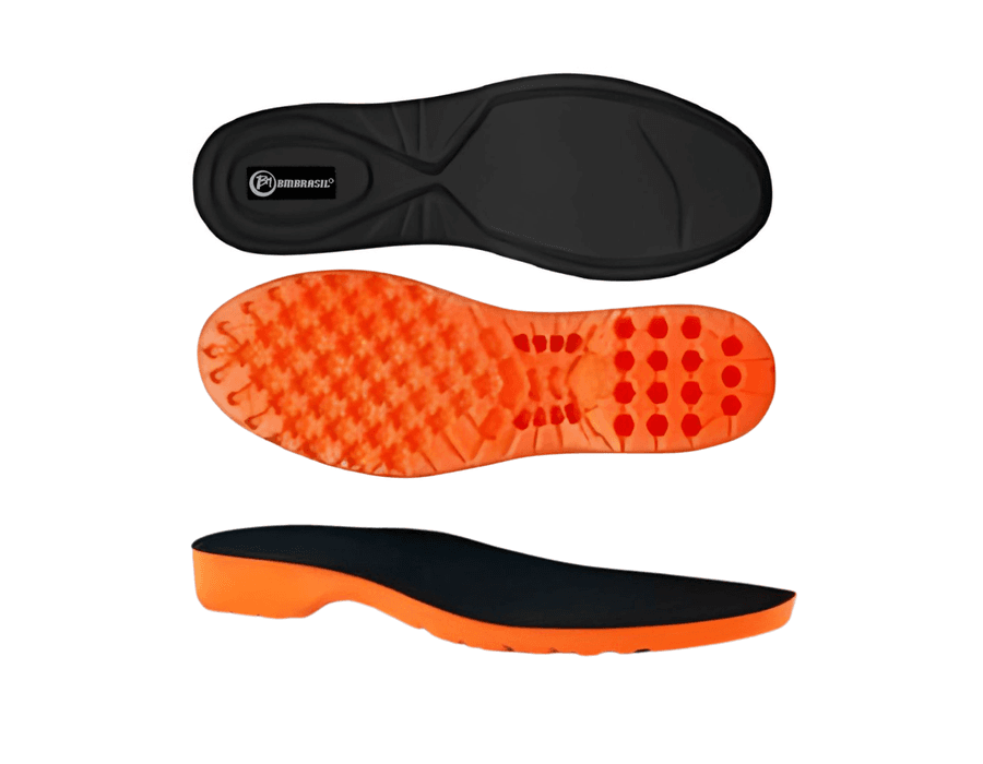 Palmilha Anatômica De Pu Gel Alta Performance Bota Bmbrasil