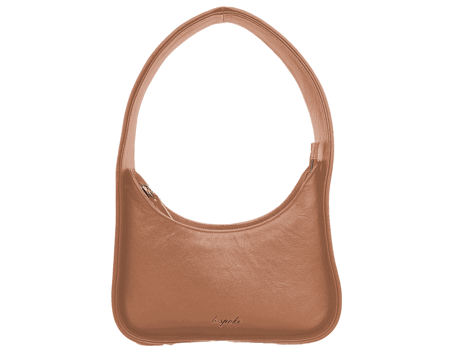 Bolsa Lua - Camel - COURO LEGÍTIMO