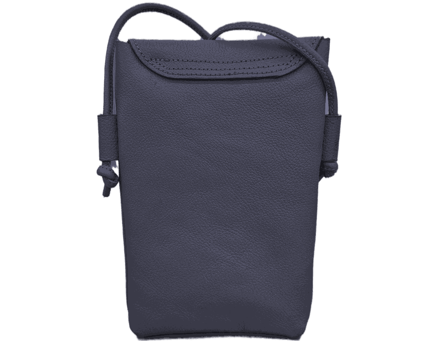 Bolsa Feminina PokeBag - Couro Legítimo - Marinho