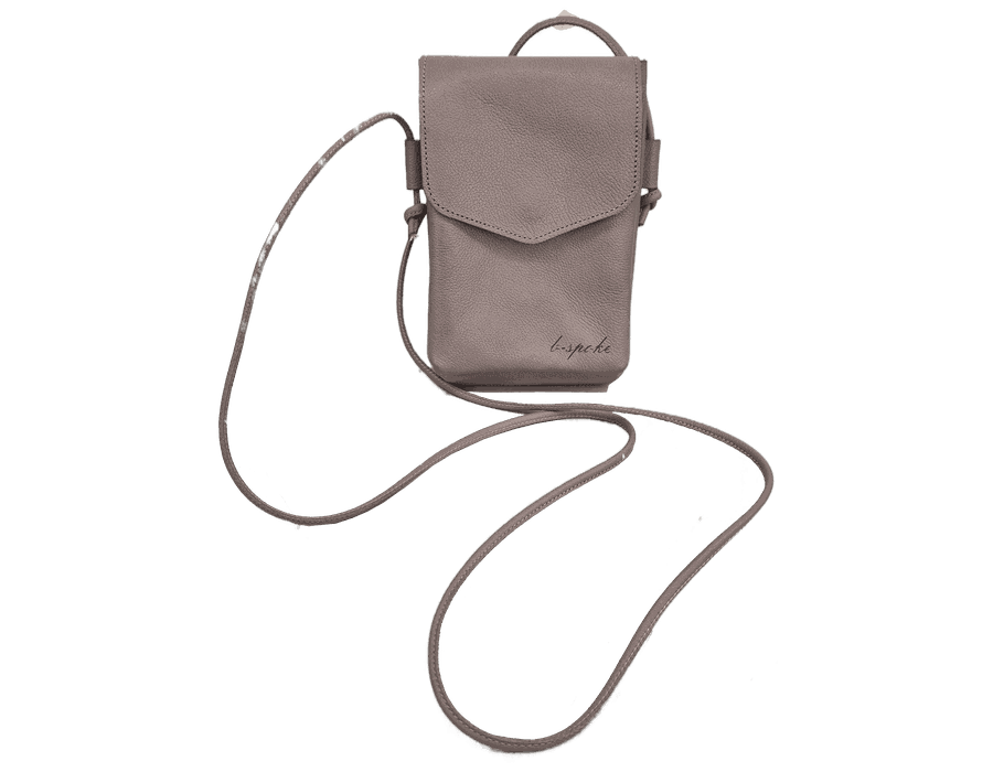 Bolsa Feminina PokeBag - Couro Legítimo - Rosê