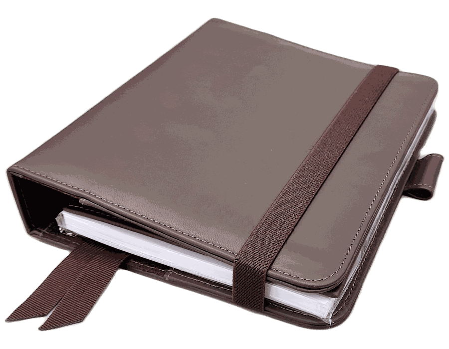 Agenda WorkSpace Luxo - TABACO - Couro Legítimo