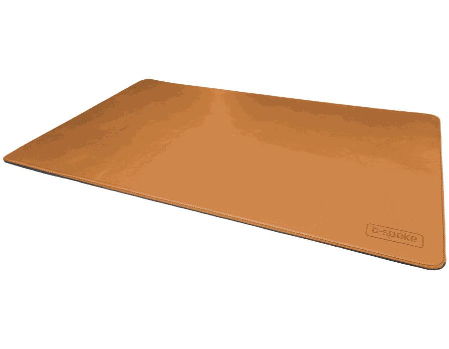 DeskPad FlexWork 40x70 - CARAMELO - Couro Legítimo