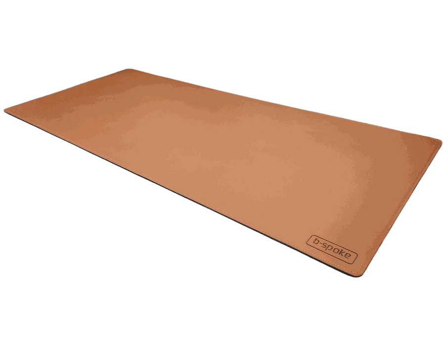 DeskPad FlexWork 40x90 - CARAMELO - Couro Legítimo