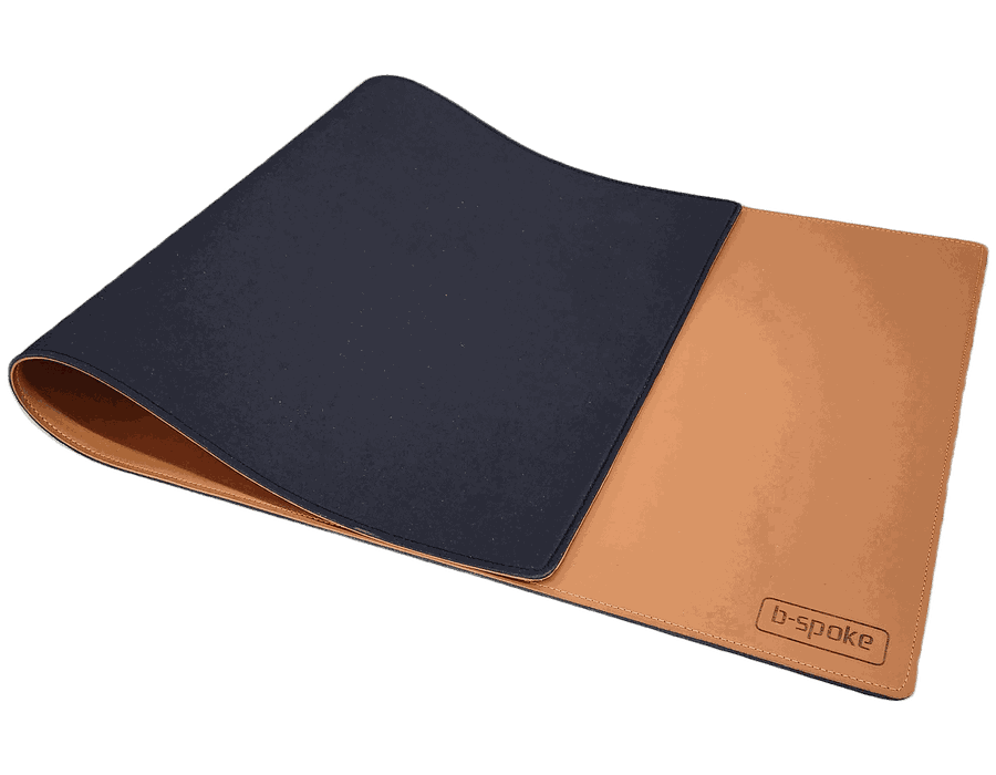 DeskPad FlexWork 40x90 - CARAMELO - Couro Legítimo
