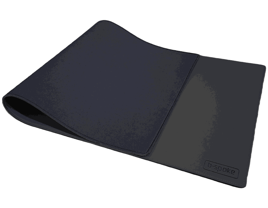 DeskPad FlexWork 40x90 - PRETO - Couro Legítimo