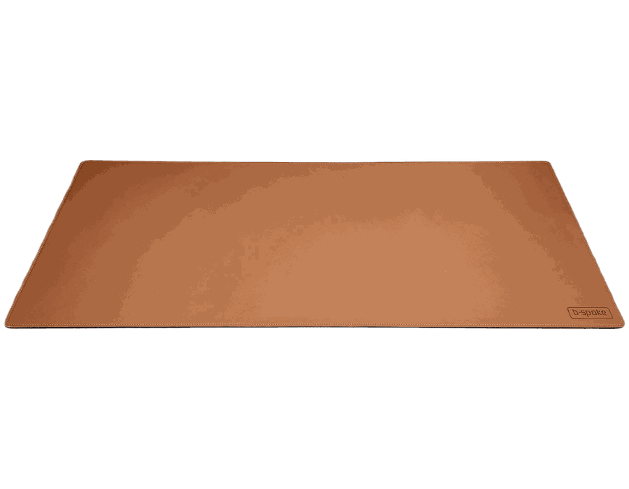 DeskPad FlexWork 40x90 - CARAMELO - Couro Legítimo