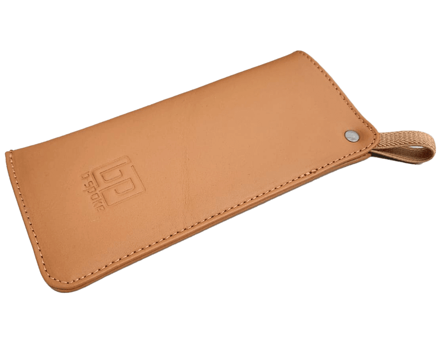 Estojo Porta Óculos Flex - Caramelo - COURO LEGÍTIMO