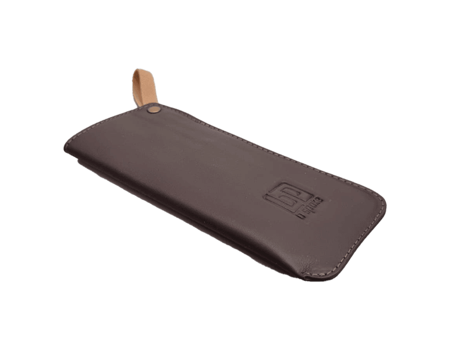 Estojo Porta Óculos Flex - Tabaco - COURO LEGÍTIMO