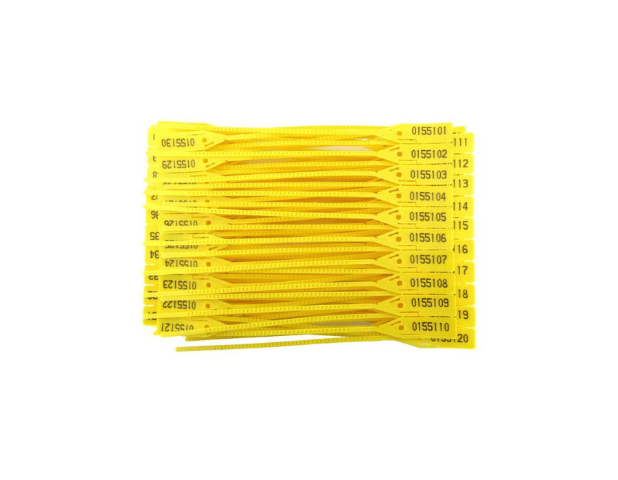 Lacre de Segurança Amarelo C/100 PCS