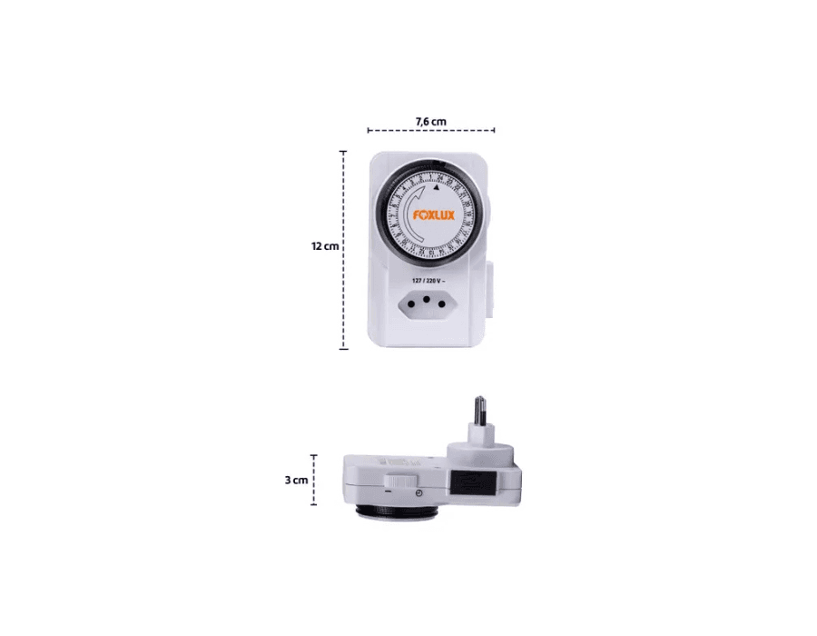 Timer Temporizador Bivolt Foxlux