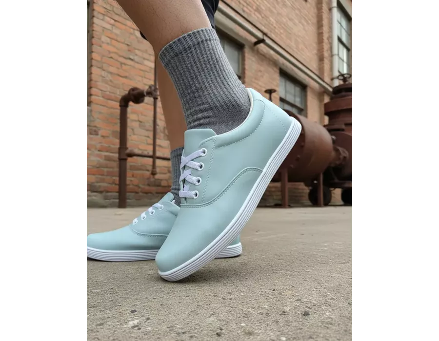 Tênis Slip On Dk Shoes Pérola Solado Baixo Conga Baby Blue 