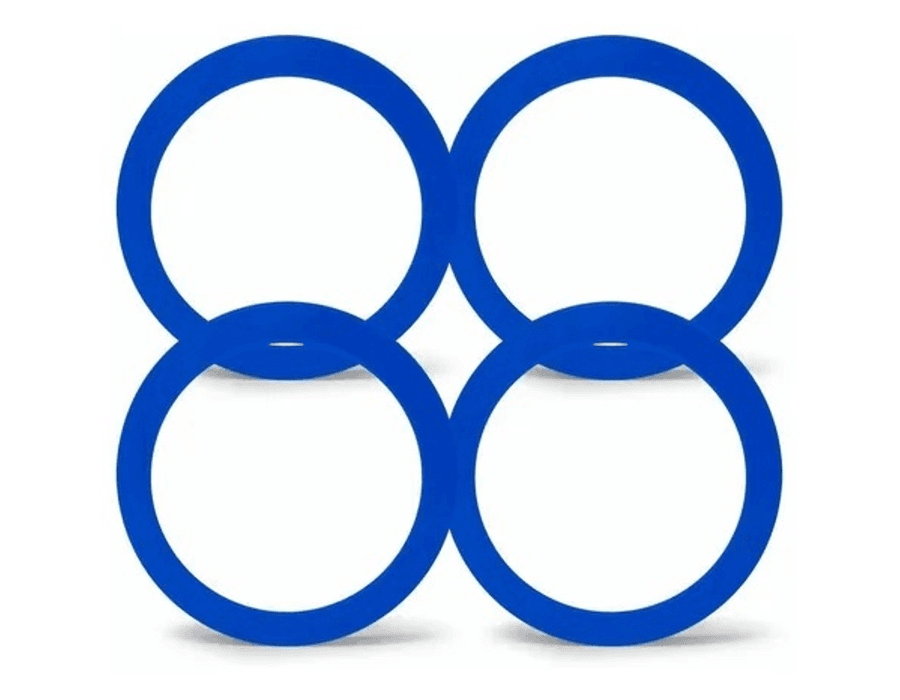Kit 4 Anéis Centralizadores GM Azul – Encaixe Preciso para Rodas Esportivas 71,9mm