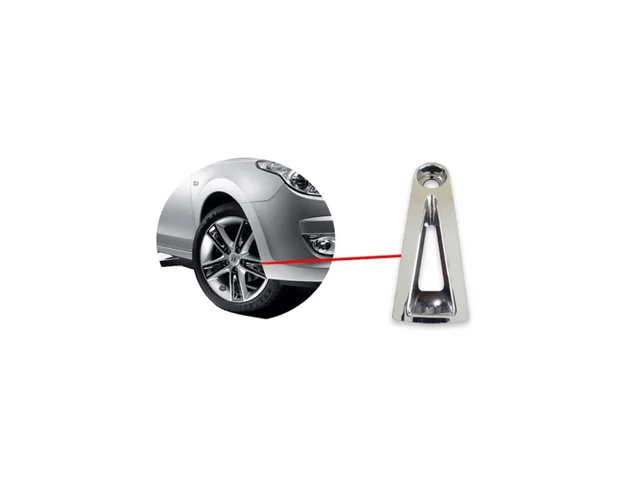 Kit 5 Apliques Cromados Hyundai i30 – Substituição Perfeita para Rodas Originais