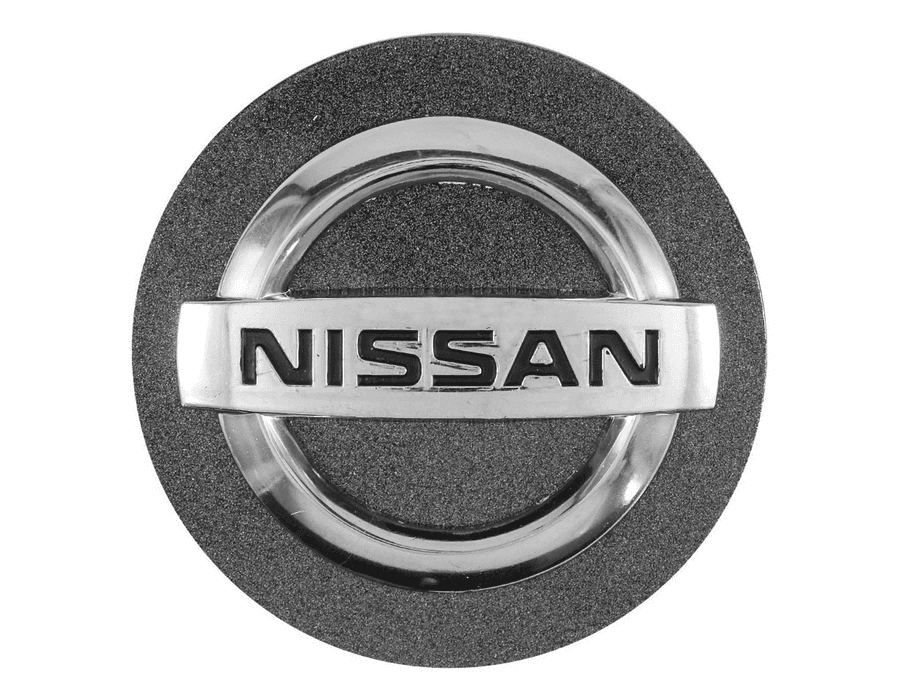 Kit 4 Calotinhas Centro de Roda Nissan – Acabamento Grafite + Estilo Original Para Sentra, Tiida, Livina e March