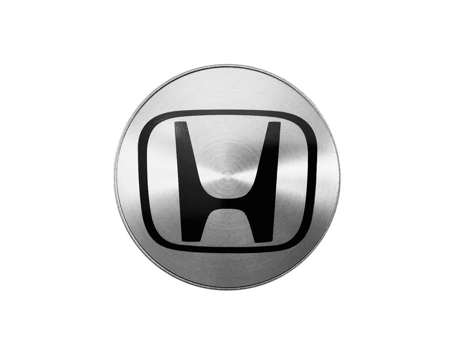 Kit 4 Calotinhas Miolo de Roda New Civic/CRV/HRV com Emblema Escovado – Original Honda