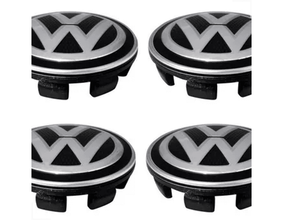 Kit 4 Calotinhas VW Gol G6 para Roda Zunky – Encaixe Perfeito e Estilo