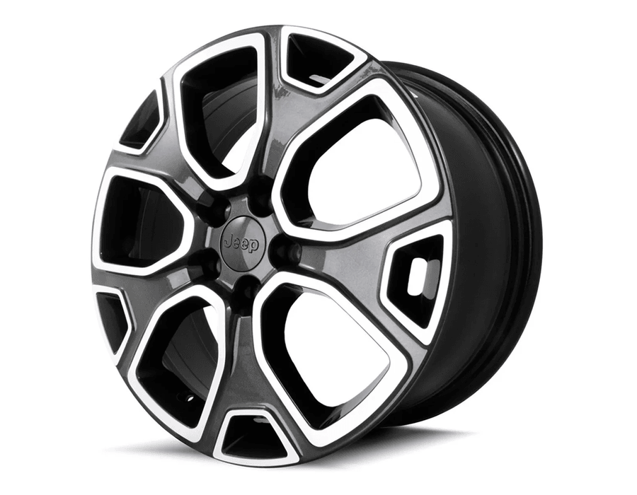 Kit 4 Calotinhas Jeep Grafite – Acabamento Moderno para Renegade e Compass