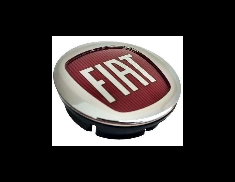 KIT 4 CALOTINHA FIAT VERMELHO ACRILICO